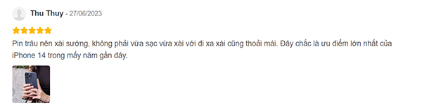 iPhone 14 Pro Max có pin “trâu”, thoải mái sử dụng cả ngày
